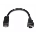 StarTech.com 6in Micro USB to Mini USB Adapter Cable M/F