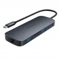 Targus HyperDrive EcoSmart Gen.2 Dual HDMI USB-C 11-in-1 Hub w 140 W PD3.1 Pass-Thru - For MST enabled devices