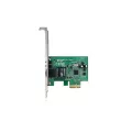 TP-Link 32-bit Gigabit PCIe Network Adapter Realtek RTL8168B chipset PCIe x1 form factor for each PCIe slot Gigabit RJ-45 port (10/100/1000) with auto-sensing Auto-MDI (X)