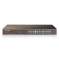 TP-Link 24-Port Gigabit Switch 24 Gigabit RJ-45 ports (10/100/1000) Auto-MDI (X) 19 'rack mountable (1U) steel case