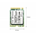 Transcend 256GB M.2 2230 PCIe Gen3x4 NVMe 3D TLC DRAM-less