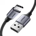 Ugreen 60128 USB-kabel 1 m USB 2.0 USB C USB AZwart