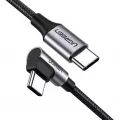 Ugreen 50125USB-C 2.0 naar USB-C 2.0 90graden hoek 2m 3A