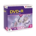 Verbatim DVD+R 4.7GB 16x AdvAZO JC 10pk Photo Prt