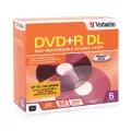 Verbatim DVD+R 8.5GB 8x AdvAZO Double Layer 5pk