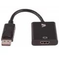 Video seven V7 DisplayPort HDMI ADAPTER BLK M F HD 1080p AV CONVERTER W LED