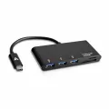 Video seven USB-C TO 5IN1 HUB BLACK 3XUSB3. 1XSD 1XMICRO SD