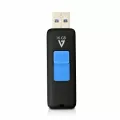 Video seven 16GB FLASH DRIVE USB 3.0 BLACK RETRACTABLE CONNECTOR RTL