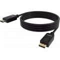 Vision audio visual 2m Black DisplayPort cable