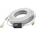 Vision audio visual Techconnect 15m White USB+cable