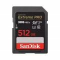 Western Digital Sandisk Extreme PRO SDXC 512GB UHS-II SD Card 300MB/s Class 10 U3 V90