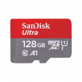 Western Digital SanDisk Ultra microSDXC 128GB UHS-I 140MB/s A1 Class 10 + SD Adapter Imaging Packaging