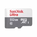 Western Digital SanDisk Ultra microSDXC 512GB card UHS-I 100MB/s Class 10 + SD Adapter 