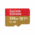 Western Digital Sandisk Extreme microSDXC 256GB card for Mobile Gaming R190/W130 A2 C10 V30 UHS-I U3