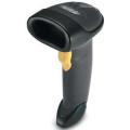 Zebra Symbol LS2208 1D laser barcode scanner black USB cable + hands free stand