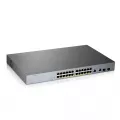 ZyXEL 26 Port managed CCTV PoE Switch long ra