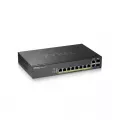 ZyXEL GS2220-10HP EU region 8-port GbE L2 PoE Switch with GbE Uplink (1 year NCC Pro pack license bundled)