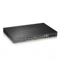 ZyXEL GS2220-28HP EU region 24-port GbE L2 PoE Switch with GbE Uplink (1 year NCC Pro pack license bundled)