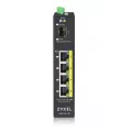 ZyXEL RGS100-12P 5 Port unmanaged PoE Switch 120 Watt PoE DIN Rail IP30 12-58V DC