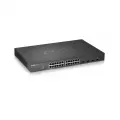 ZyXEL XGS1930-28- 28 Port Smart Managed Switch- 24x Gigabit Copper and 4x 10G SFP+- hybrid mode- standalone or NebulaFlex Cloud