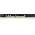 ZyXEL GS1915-8EP 8-port GbE PoE Smart hybrid mode Switch standalone or NebulaFlex Cloud 60 Watt 802.3at desktop fanless