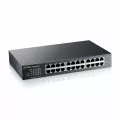 ZyXEL GS1915-24E 24-port GbE Smart hybrid mode Switch standalone or NebulaFlex Cloud rackmount fanless