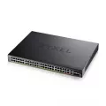 ZyXEL XGS2220-54HP L3 Access Switch 600W PoE 40xPoE+/10xPoE++ 48x1G RJ45 2x10mG RJ45 4x10G SFP+ Uplink incl. 1 yr NebulaFlex Pro