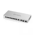 ZyXEL XGS1010-12 v2 12-Port Gigabit UnmanagedSwitch with 8-Port 1G + 2-Port 2.5G + 2-Port SFP+