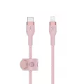 Belkin CHARGE USB-C LTG Braided Sil 3M P