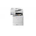 Brother MFC-L9670CDN Flatbed/ADF color A4 duplex laser printer/copier/scanner/fax 33K6 40ppm 2400x600 dpi 2GB 17.6 LCD touchscreen SecurePrint+ and BarcodePrint+ USB hosts NFC USB 2.0 Hi-Speed LAN black/white