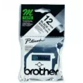 Brother Tape 12mm - Black on White f PT-55PT/PT-65/-75/-80 / BB4