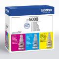 Brother BT5000CMY INK BOTTLE Value Pack Each cartridge prints up to 5000 pages