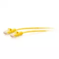 C2G Cables To Go 25FT/7.6M CAT6A SLIM PATCH 28AWG YELLOW