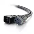 C2G Cables To Go Cbl/1ft Locking C20 to C19 15A 250V Blck