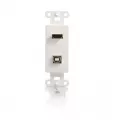 C2G Cables To Go Decora HDMI/USB Dongle F/F WP White