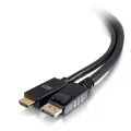 C2G Cables To Go 6ft DP to HDMI Cable 4K Passive Black