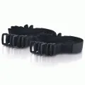 C2G Cables To Go 11in HOOK AND LOOP CBL STRAPS BLK 12PK