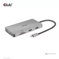 Club 3D USB GEN1 TYPE-C 9-IN-1 HUB WITH HDMI VGA 2X USB GEN1 TYPE-A RJ45 SD/MICRO SD CARD SLOTS AND USB GEN1 TYPE-C FEMALEPORT