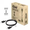 Club 3D DisplayPort 2.1 Bi-Directional VESA DP80 Certified Cable 4K120Hz 8K60Hz or 10K30Hz M/M 1.2m