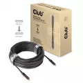 Club 3D USB 3.2 GEN 2 TYPE-C ACTIVE OPTICAL A/VUNIDIRECTIONAL CABLE MALE/MALE 20 M/ 65.62 FT