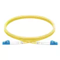 DINTEK LC/UPC-LC/UPC OS2 duplex LSZH Fiber patchkabel geel 3 meter