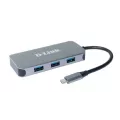 D-Link 6-in-1 USB-C Hub with HDMI/Gigabit