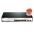 D-Link 10-Port Gigabit Smart Switch with 2 SFPports