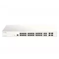 D-Link 28-Port Gigabit PoE Nuclias Smart Managed Switch including 4x 1G Combo Ports 370W (With 1 Year License)