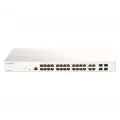 D-Link 28-Port Gigabit PoE Nuclias Smart Managed Switch including 4x 1G Combo Ports 193W (With 1 Year License)