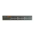 D-Link 24-port 10/100/1000Mbps Gigabit Desktop Switch (19i Rack Mountable, Unmanaged)