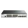 D-Link 52-Port Gigabit Stackable POE Smart Managed Switch including 4 10G SFP+PoE budget 370W (w/o RPS): 740W (w/ RPS)- 24 x 10/100/1000Mbps POE Auto-Negotiating Ports