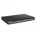 D-Link 44 ports GE PoE + 4 ports 2.5 GE PoE + 2 10 GE ports + 2 SFP+ Smart Managed Switch