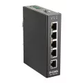 D-Link 5 Port Unmanaged Switch with 5 x 10/100BaseT(X) ports