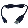 Duracell Sync Charge Cable Micro USB 1M Black